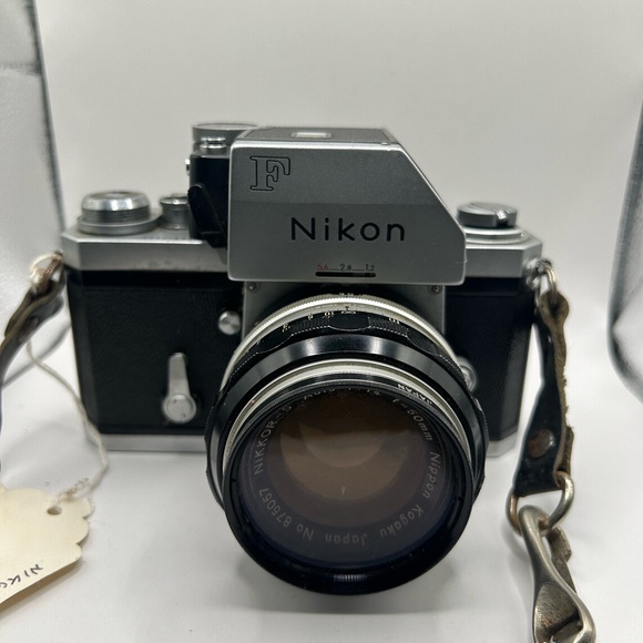 Nikon F Photomic with Nikkor-S Auto f1.4 50mm Lens Nippon Kogaku Japan - Picture 2 of 5
